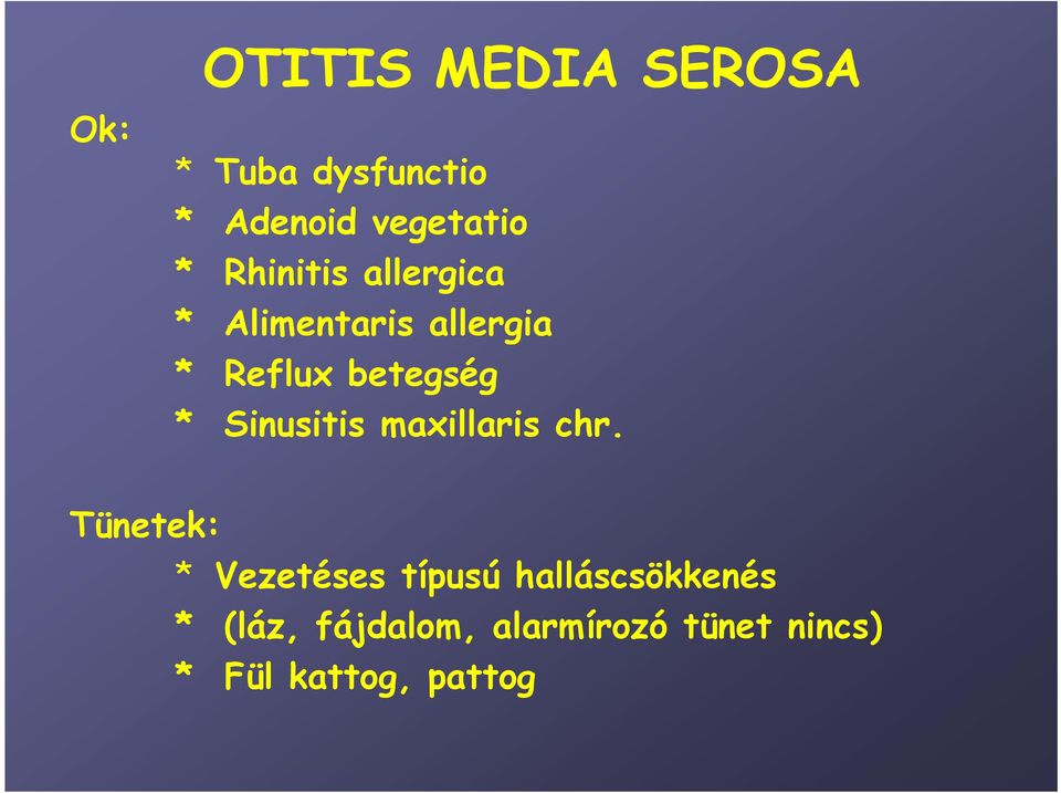 Sinusitis maxillaris chr.