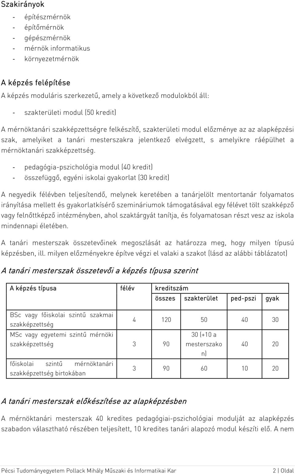 mérnöktanári szakképzettség.