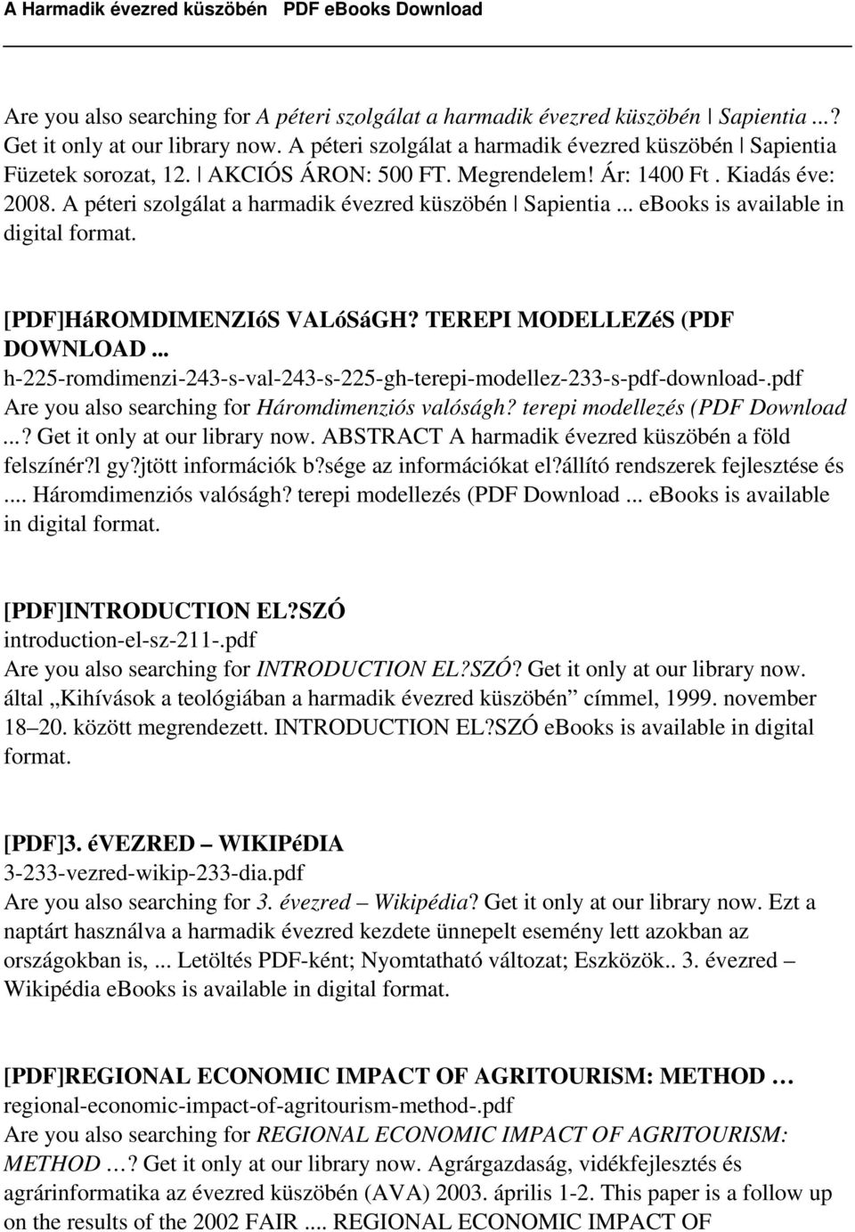 TEREPI MODELLEZéS (PDF DOWNLOAD h-225-romdimenzi-243-s-val-243-s-225-gh-terepi-modellez-233-s-pdf-download-.pdf Are you also searching for Háromdimenziós valóságh? terepi modellezés (PDF Download?