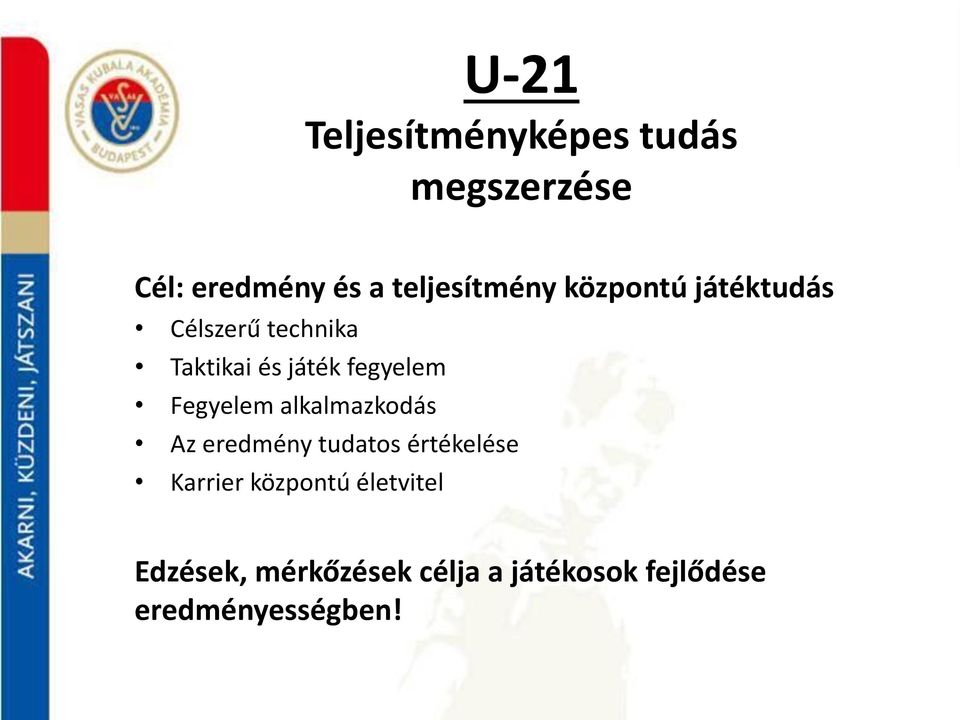 fegyelem Fegyelem alkalmazkodás Az eredmény tudatos értékelése Karrier