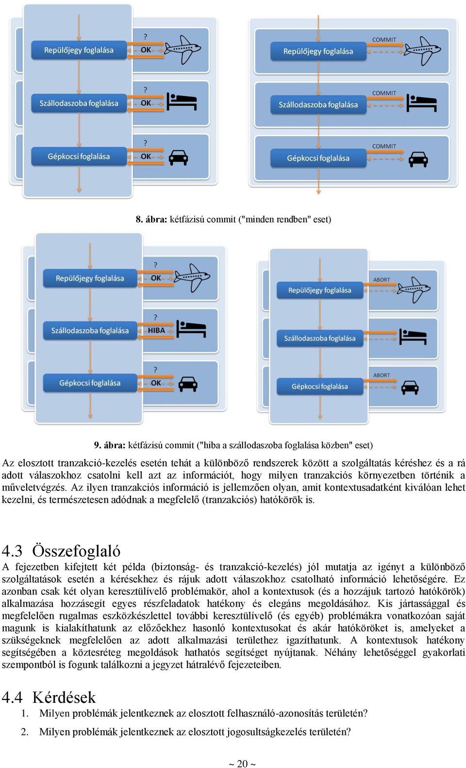 csatolni kell azt az információt, hogy milyen tranzakciós környezetben történik a műveletvégzés.