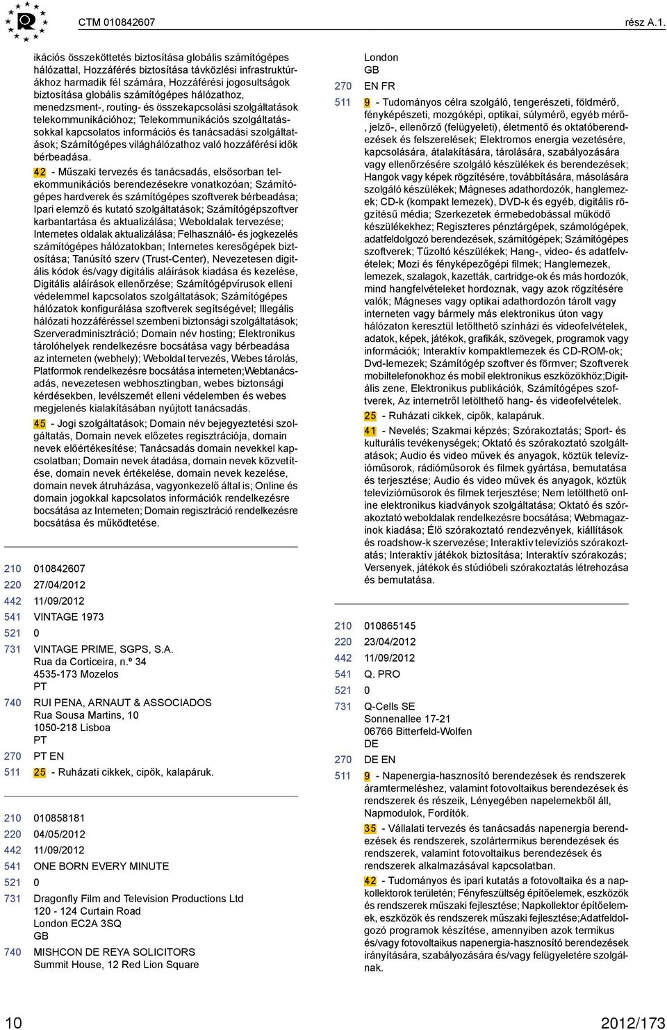 22 22 ikációs összeköttetés biztosítása globális számítógépes hálózattal, Hozzáférés biztosítása távközlési infrastruktúrákhoz harmadik fél számára, Hozzáférési jogosultságok biztosítása globális