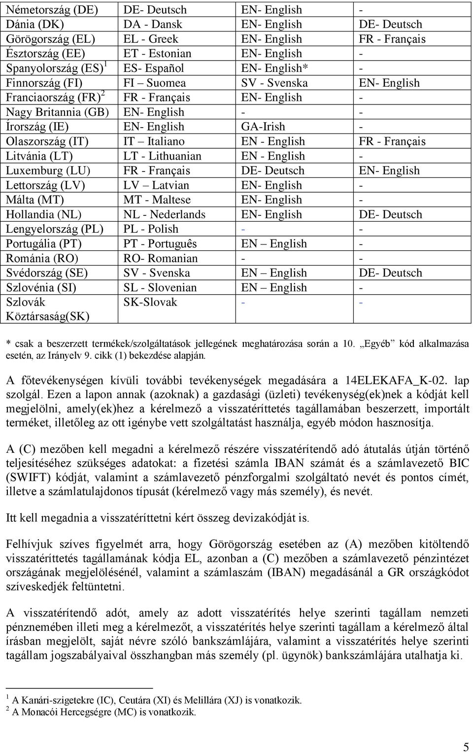 EN- English GA-Irish - Olaszország (IT) IT Italiano EN - English FR - Français Litvánia (LT) LT - Lithuanian EN - English - Luxemburg (LU) FR - Français DE- Deutsch EN- English Lettország (LV) LV