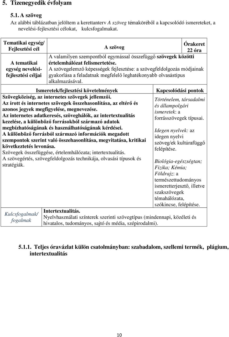 A szövegelemző képességek fejlesztése: a szövegfeldolgozás módjainak gyakorlása a feladatnak megfelelő leghatékonyabb olvasástípus alkalmazásával.