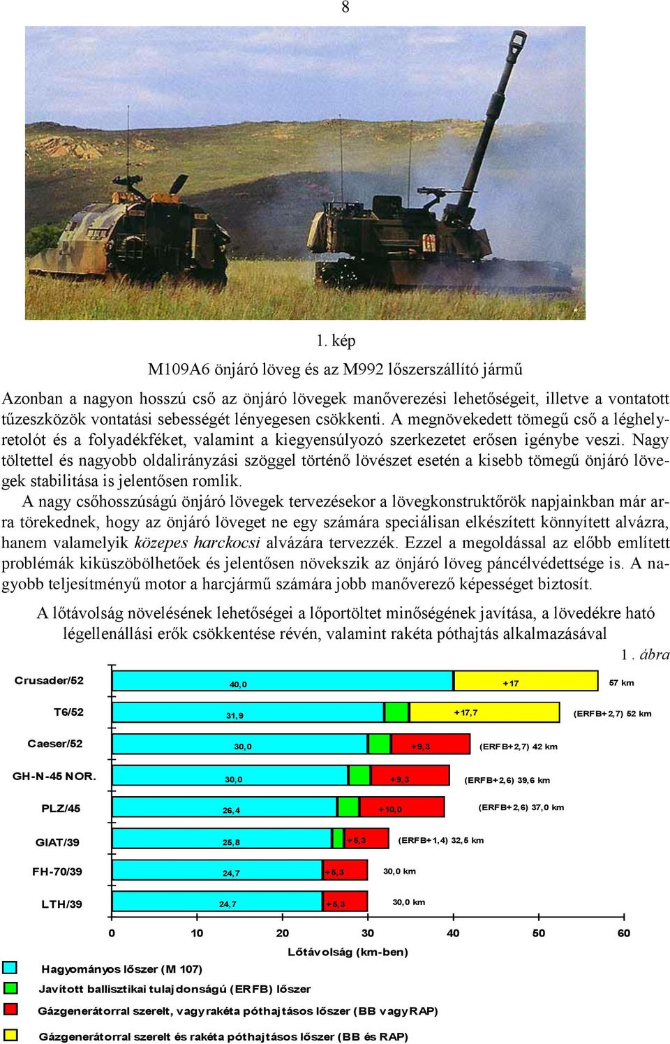 Nagy töltettel és nagyobb oldalirányzási szöggel történő lövészet esetén a kisebb tömegű önjáró lövegek stabilitása is jelentősen romlik.