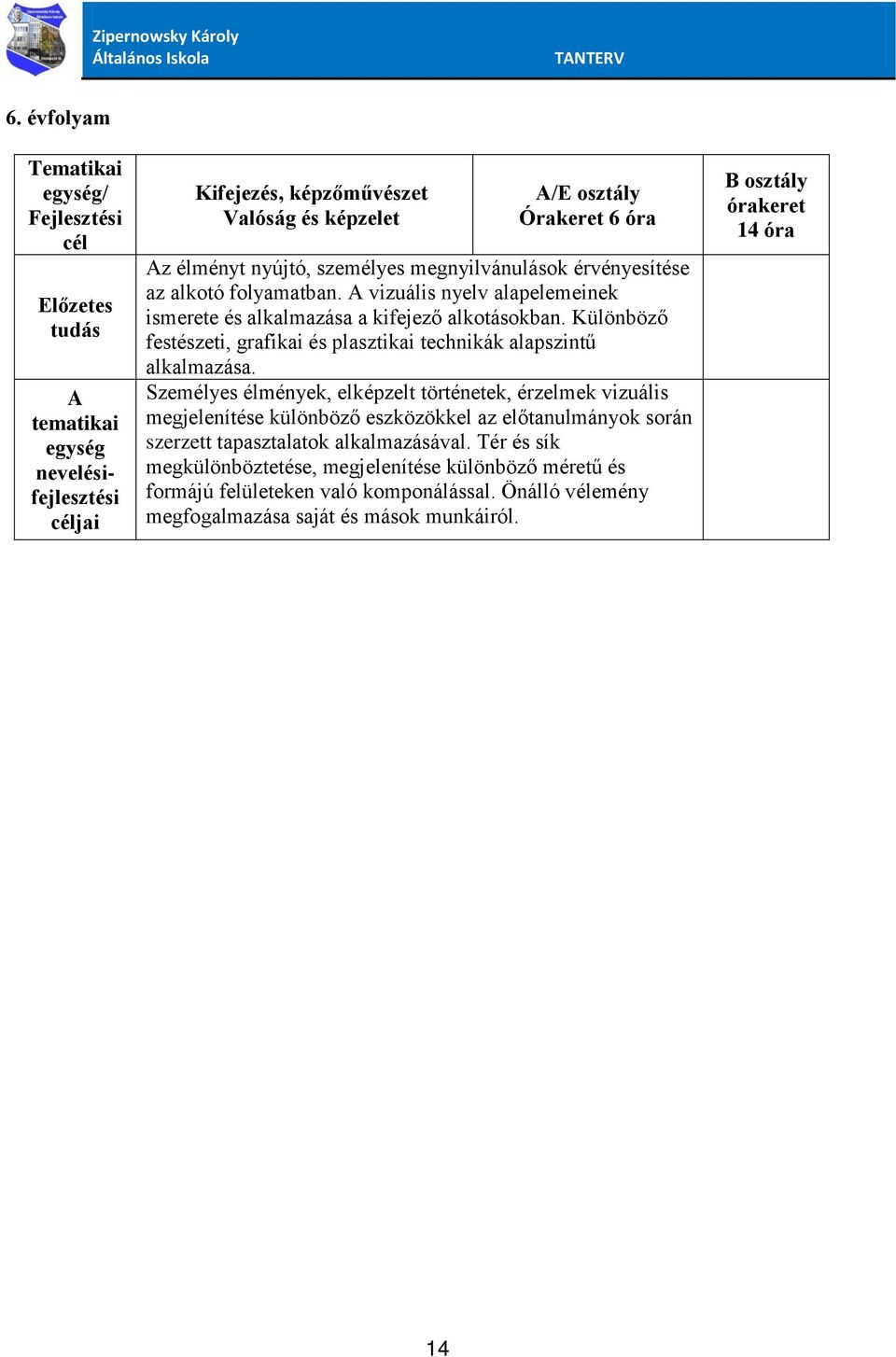 Különböző festészeti, grafikai és plasztikai technikák alapszintű alkalmazása.