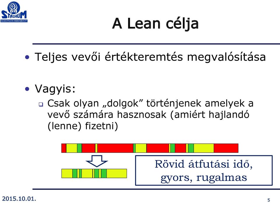 történjenek amelyek a vevő számára hasznosak