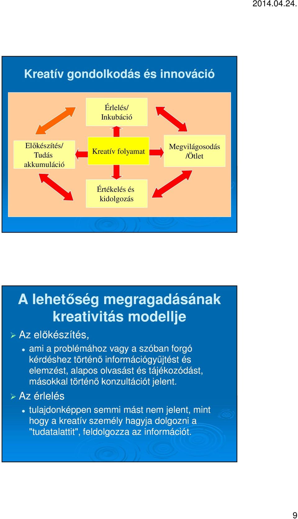 kérdéshez történő információgyűjtést és elemzést, alapos olvasást és tájékozódást, másokkal történő konzultációt jelent.