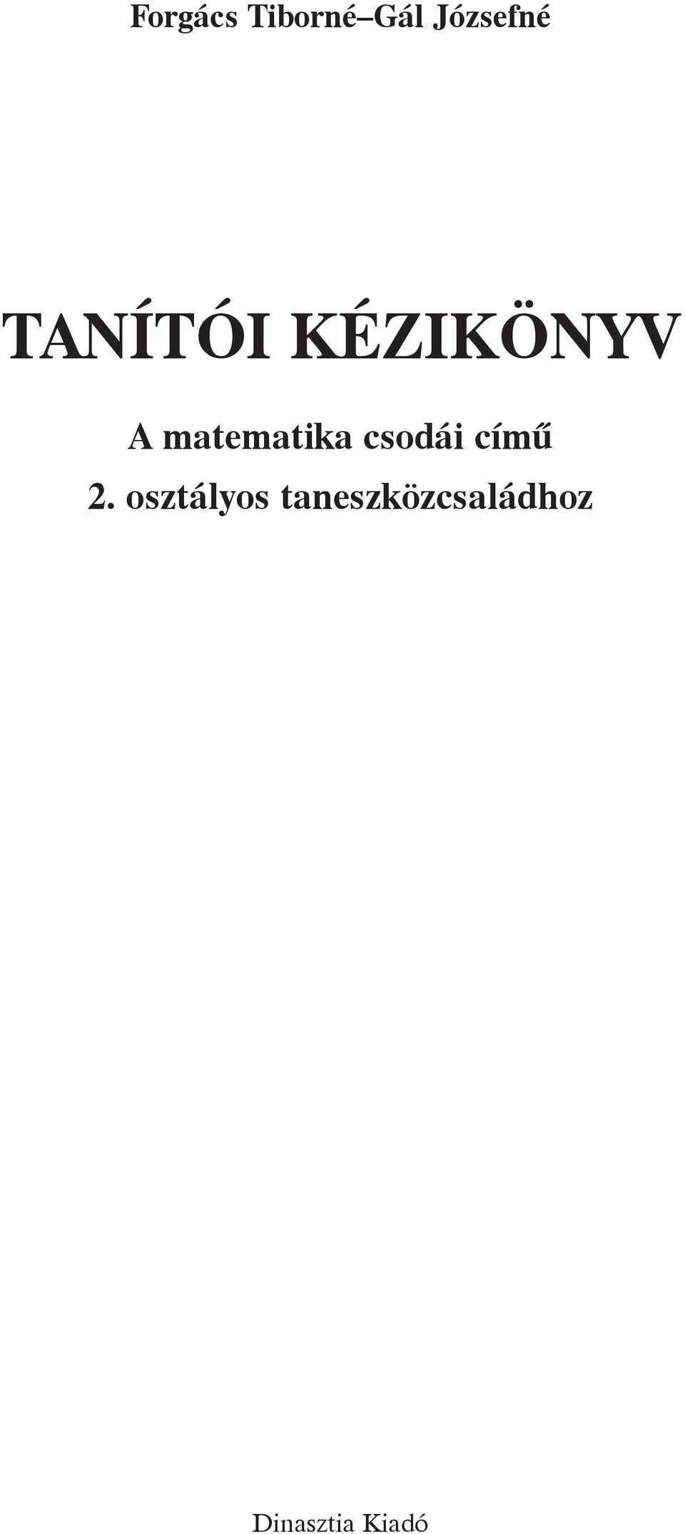csodái címû 2.