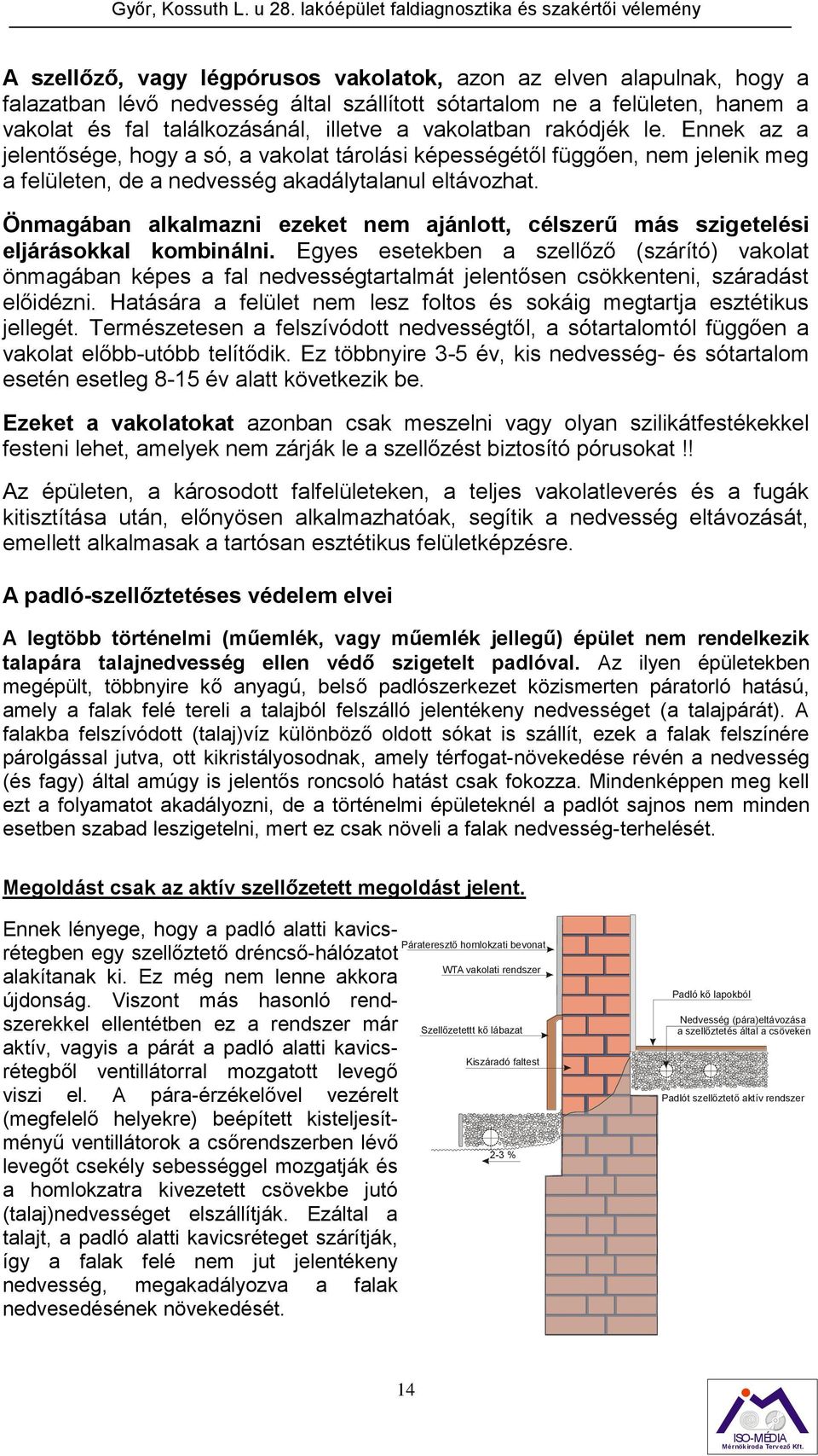 Önmagában alkalmazni ezeket nem ajánlott, célszerű más szigetelési eljárásokkal kombinálni.