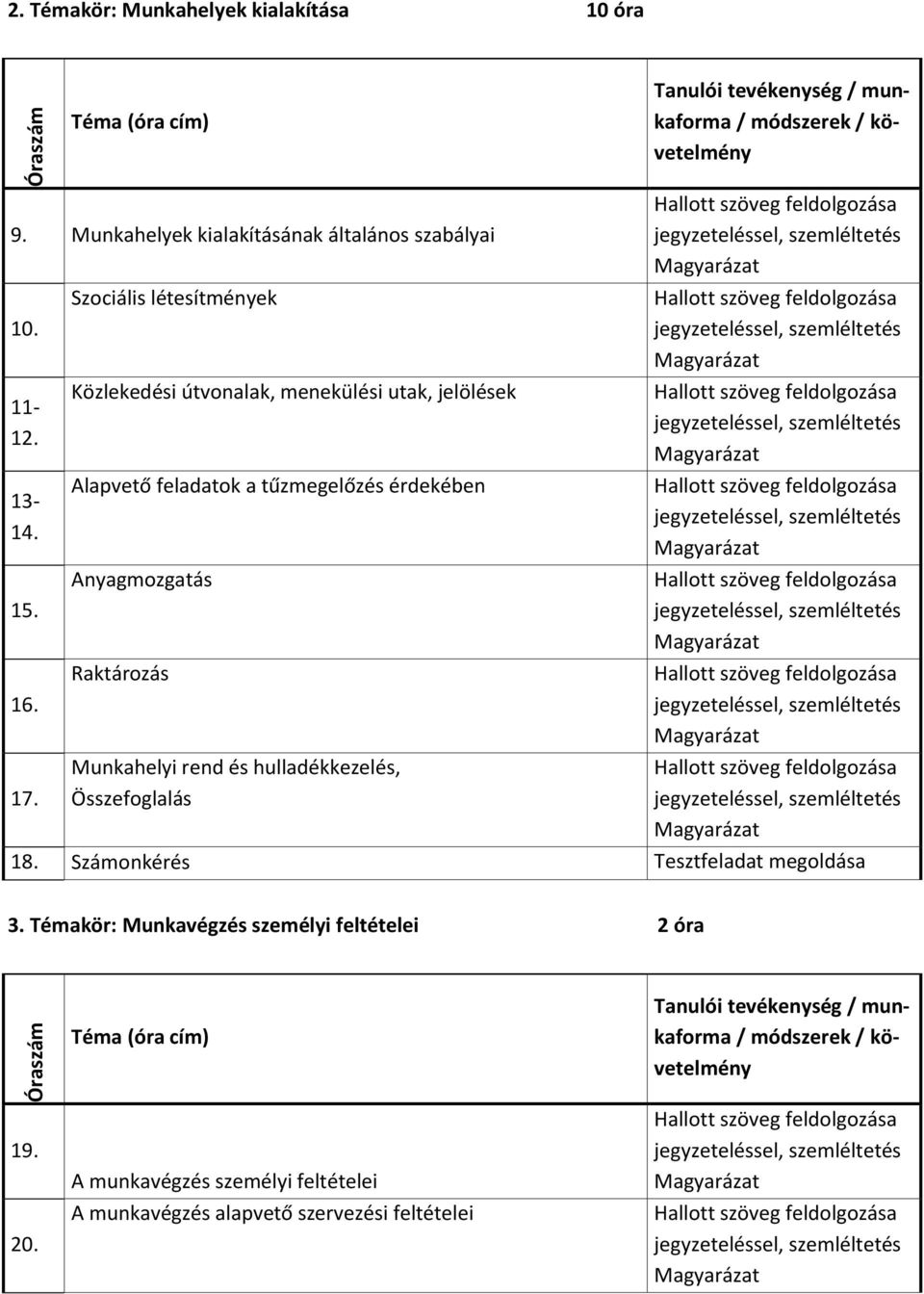 Összefoglalás jegyzeteléssel, jegyzeteléssel, jegyzeteléssel, jegyzeteléssel, jegyzeteléssel, jegyzeteléssel, jegyzeteléssel, 18. Számonkérés Tesztfeladat megoldása 3.