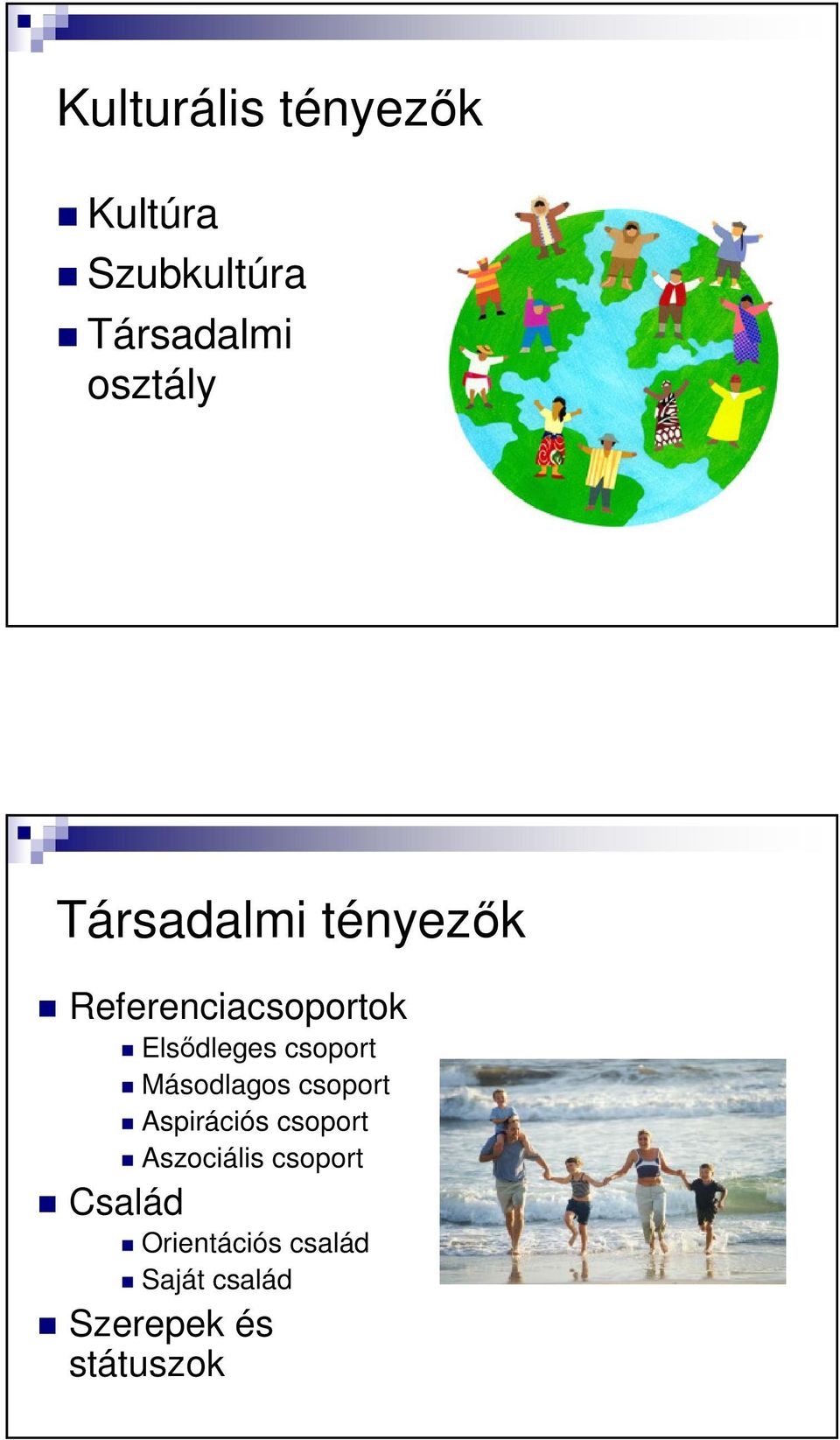 Másodlagos csoport Aspirációs csoport Aszociális csoport