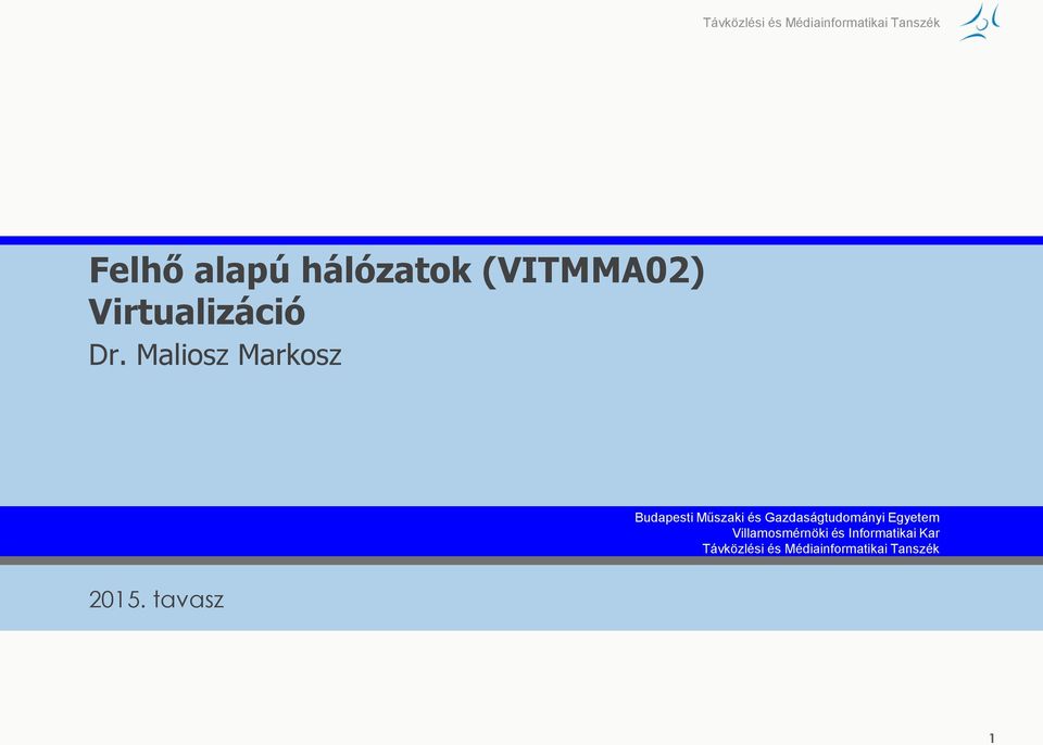 Gazdaságtudományi Egyetem Villamosmérnöki és