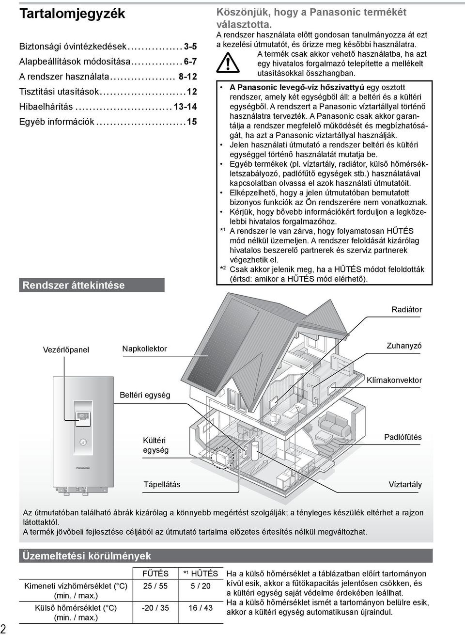 A termék csak akkor vehető használatba, ha azt egy hivatalos forgalmazó telepítette a mellékelt utasításokkal összhangban.