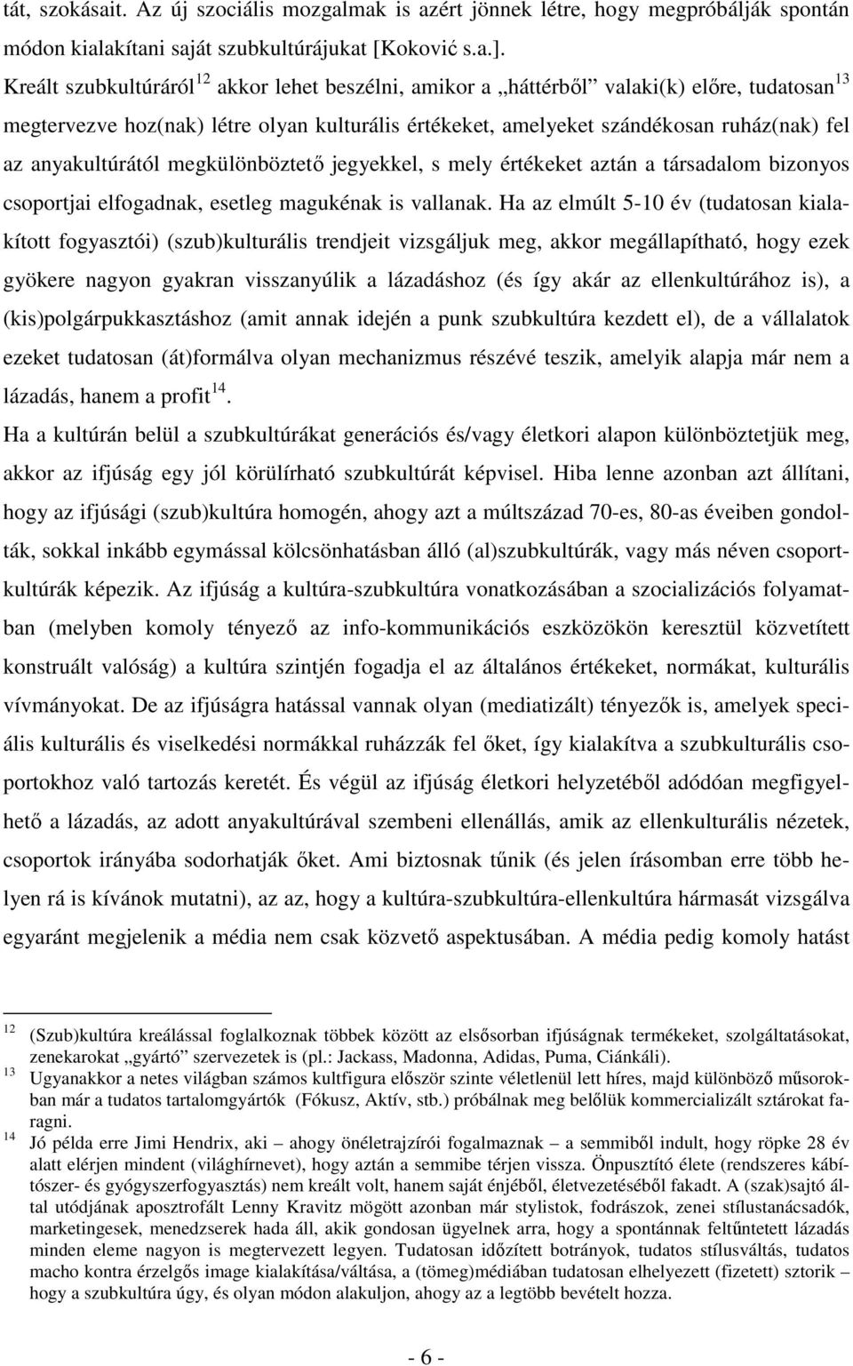 anyakultúrától megkülönböztető jegyekkel, s mely értékeket aztán a társadalom bizonyos csoportjai elfogadnak, esetleg magukénak is vallanak.