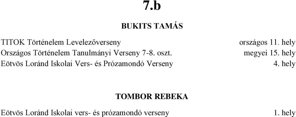 Eötvös Loránd Iskolai Vers- és Prózamondó Verseny országos 1