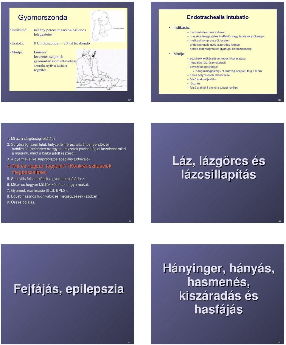 kezelését mind a magunk, mind a bajba jutott részéről) 4. Mit és hogyan tegyünk? (Konkrét szituációk megbeszélése) 5.