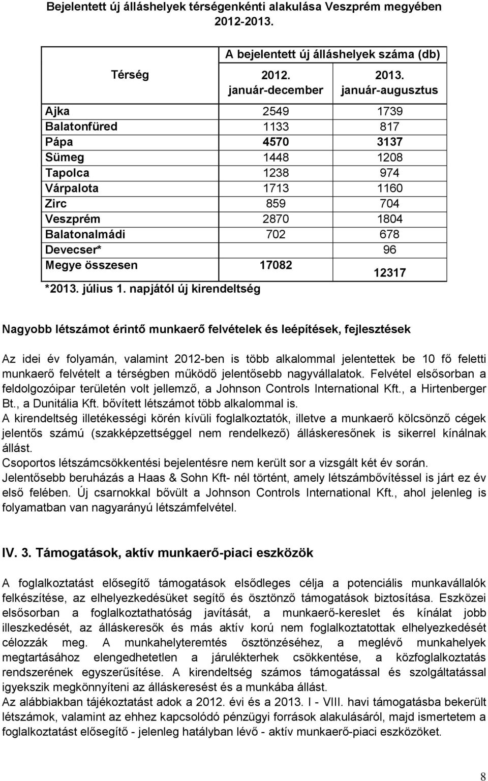 összesen 17082 12317 *2013. július 1.