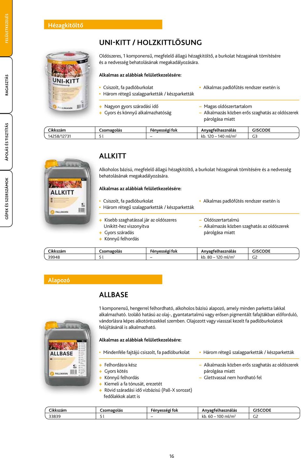 alkalmazhatóság Allkitt Alkoholos bázisú, megfelelő állagú hézagkitöltő, a burkolat hézagainak tömítésére és a nedvesség behatolásának megakadályozására.