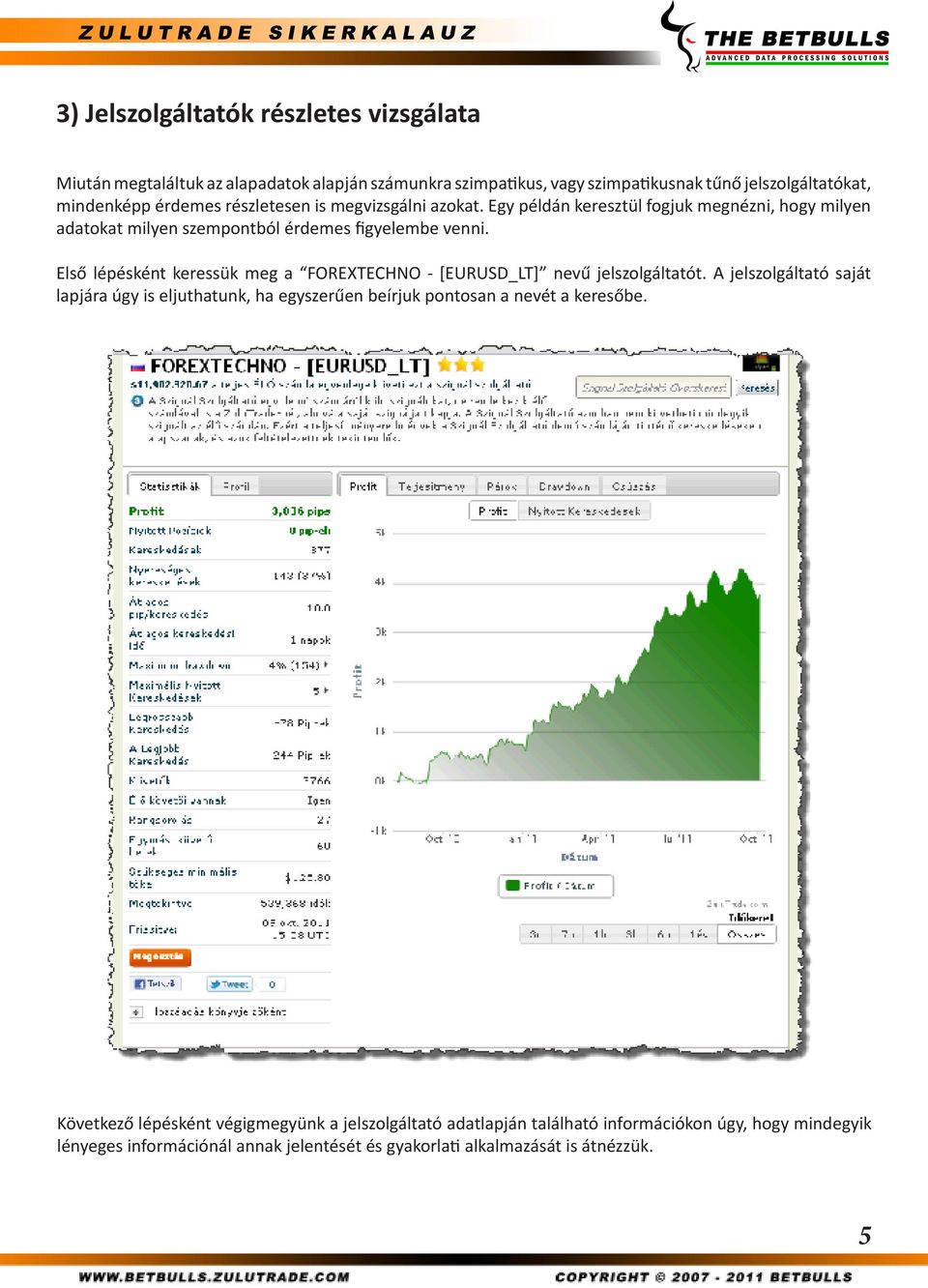 Első lépésként keressük meg a FOREXTECHNO - [EURUSD_LT] nevű jelszolgáltatót.