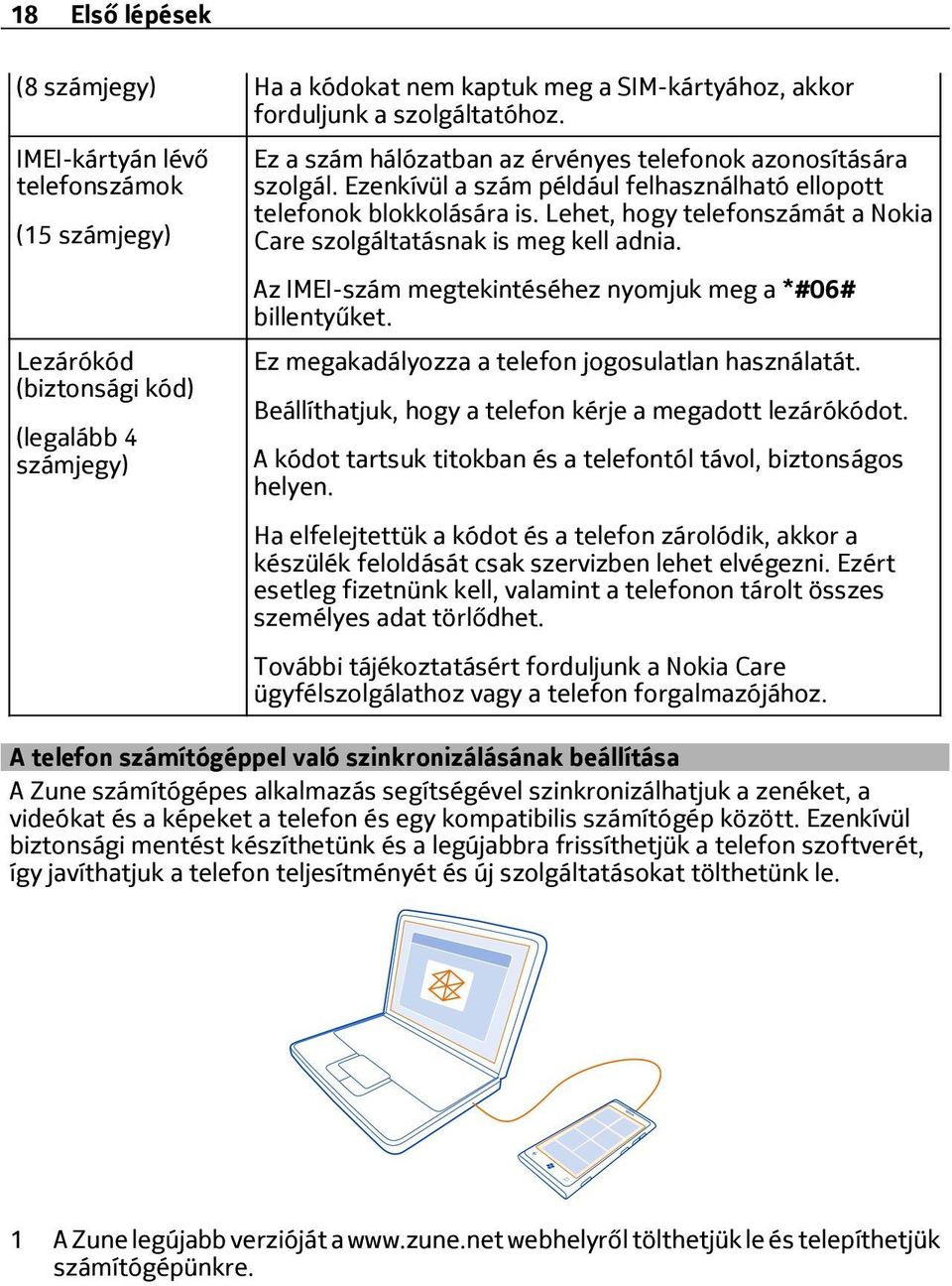 Ezenkívül a szám például felhasználható ellopott telefonok blokkolására is. Lehet, hogy telefonszámát a Nokia Care szolgáltatásnak is meg kell adnia.