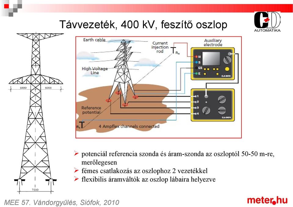 m-re, merőlegesen fémes csatlakozás az oszlophoz 2