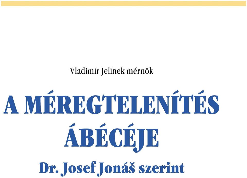 MÉREGTELENÍTÉS