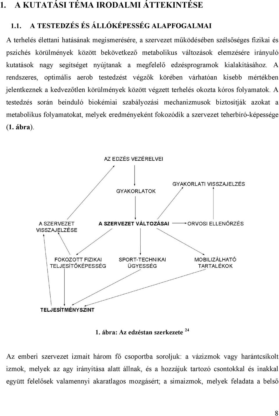 A rendszeres, optimális aerob testedzést végzők körében várhatóan kisebb mértékben jelentkeznek a kedvezőtlen körülmények között végzett terhelés okozta kóros folyamatok.