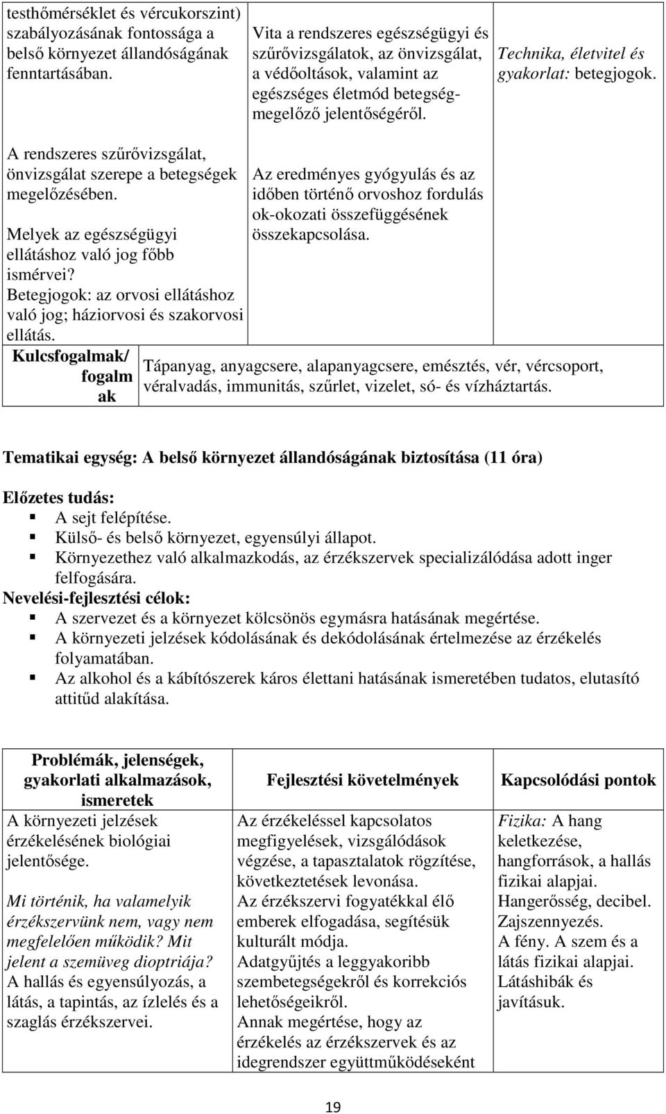 A rendszeres szűrővizsgálat, önvizsgálat szerepe a betegségek megelőzésében. Melyek az egészségügyi ellátáshoz való jog főbb ismérvei?