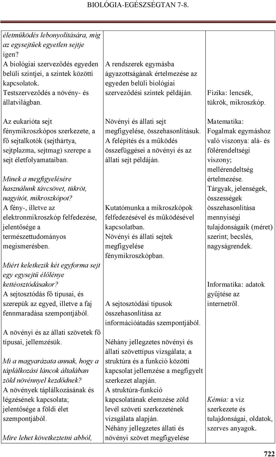 Az eukarióta sejt fénymikroszkópos szerkezete, a fő sejtalkotók (sejthártya, sejtplazma, sejtmag) szerepe a sejt életfolyamataiban.