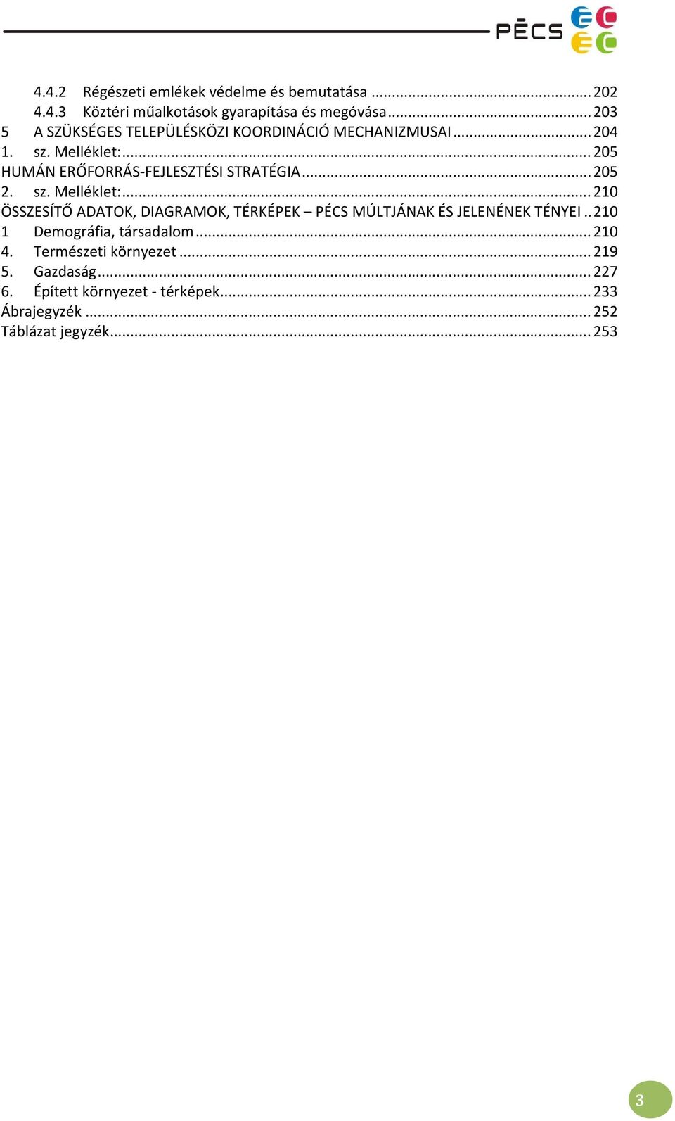 .. 205 HUMÁN ERŐFORRÁS FEJLESZTÉSI STRATÉGIA... 205 2. sz. Melléklet:.