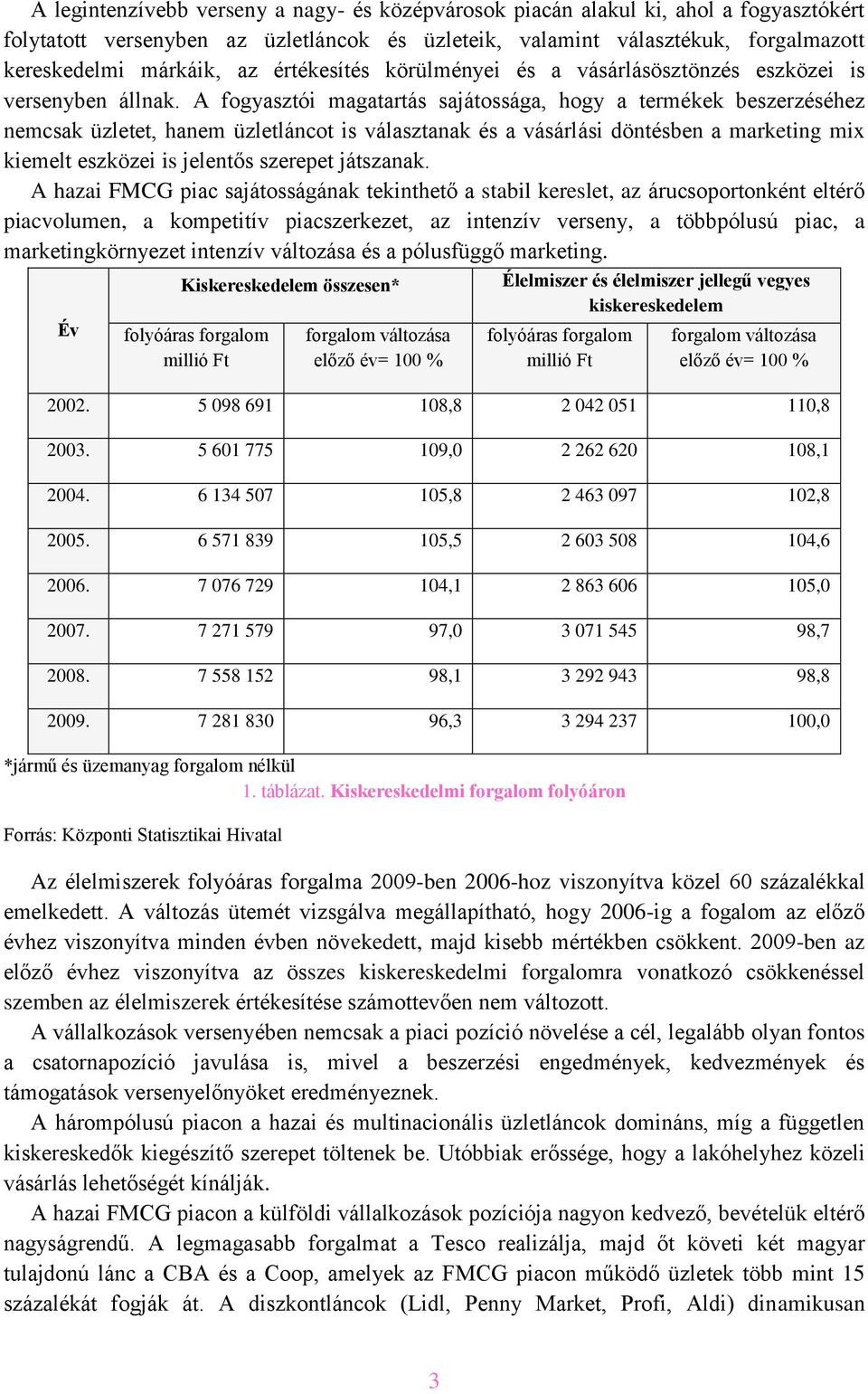 A fogyasztói magatartás sajátossága, hogy a termékek beszerzéséhez nemcsak üzletet, hanem üzletláncot is választanak és a vásárlási döntésben a marketing mix kiemelt eszközei is jelentős szerepet