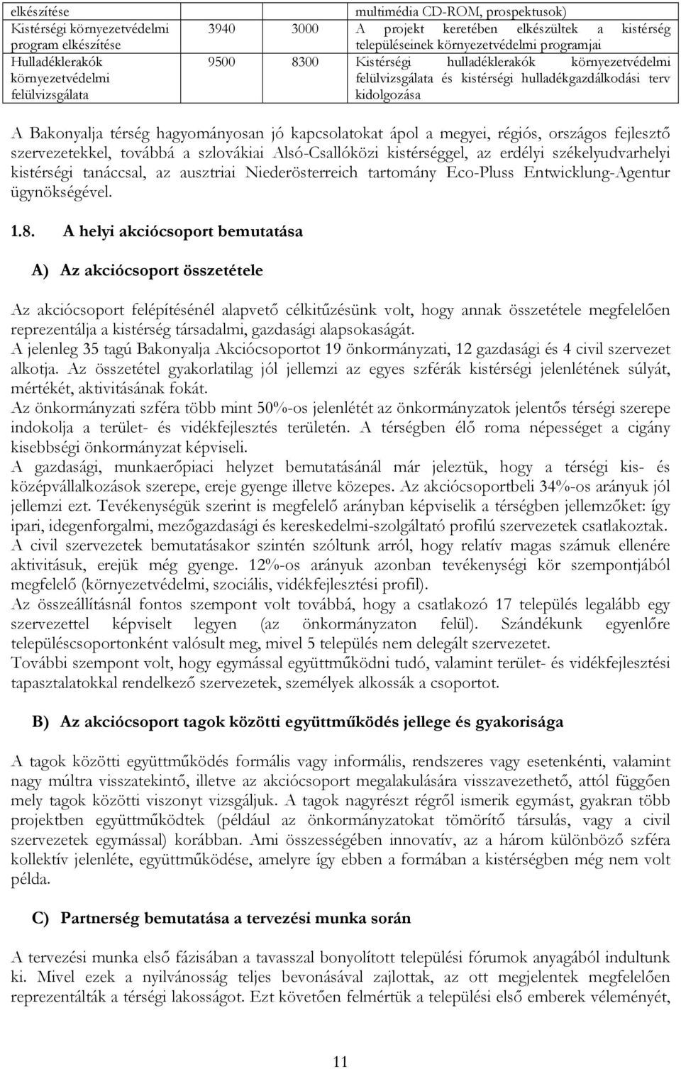 jó kapcsolatokat ápol a megyei, régiós, országos fejlesztő szervezetekkel, továbbá a szlovákiai Alsó-Csallóközi kistérséggel, az erdélyi székelyudvarhelyi kistérségi tanáccsal, az ausztriai