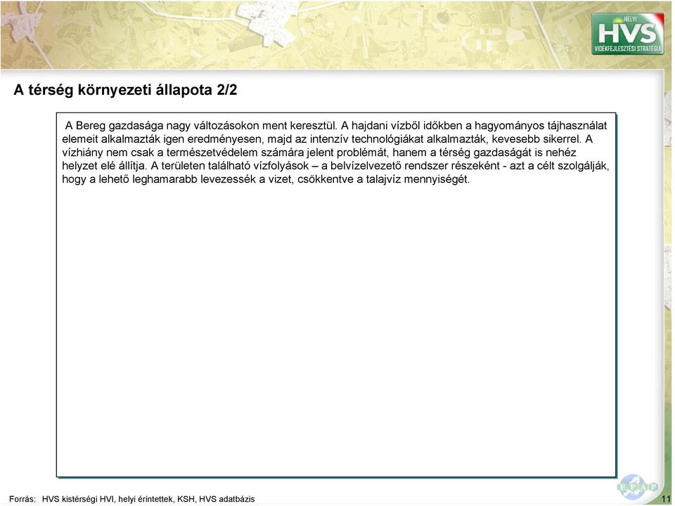 sikerrel. A vízhiány nem csak a természetvédelem számára jelent problémát, hanem a térség gazdaságát is nehéz helyzet elé állítja.