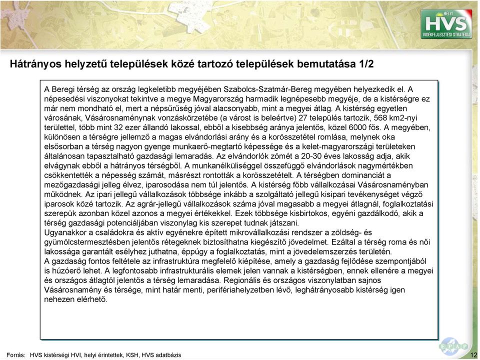 A népesedési viszonyokat tekintve a megye Magyarország harmadik legnépesebb megyéje, de a kistérségre ez már nem mondható el, mert a népsűrűség jóval alacsonyabb, mint a megyei átlag.