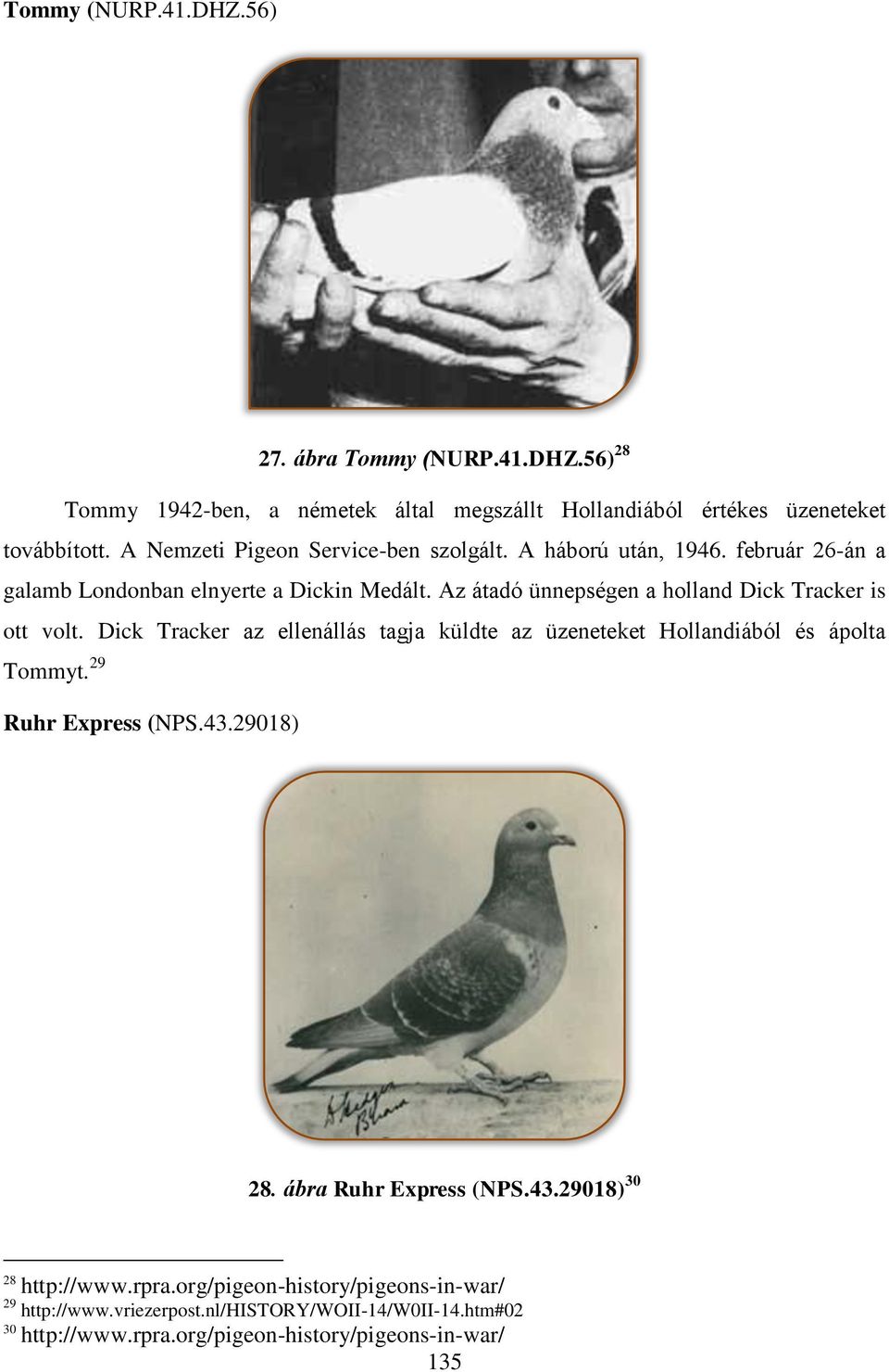 Az átadó ünnepségen a holland Dick Tracker is ott volt. Dick Tracker az ellenállás tagja küldte az üzeneteket Hollandiából és ápolta Tommyt. 29 Ruhr Express (NPS.