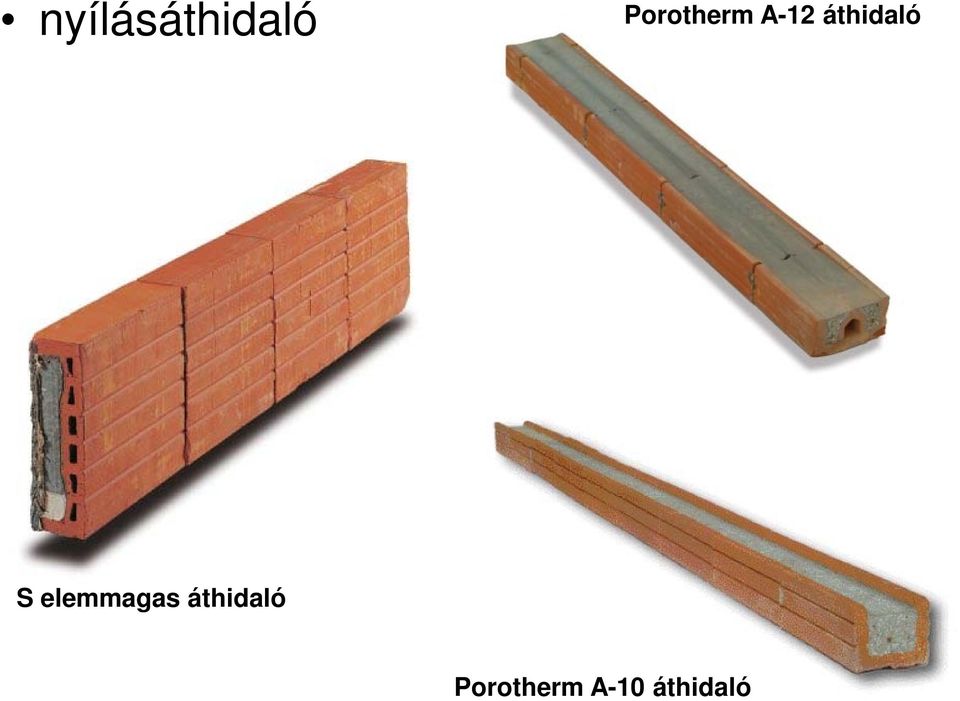 áthidaló S elemmagas