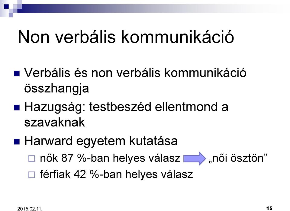 a szavaknak Harward egyetem kutatása nők 87 %-ban helyes