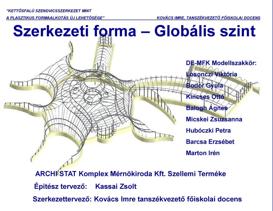 Erzsébet Marton Irén ARCHI STAT Komplex Mérnökiroda Kft.