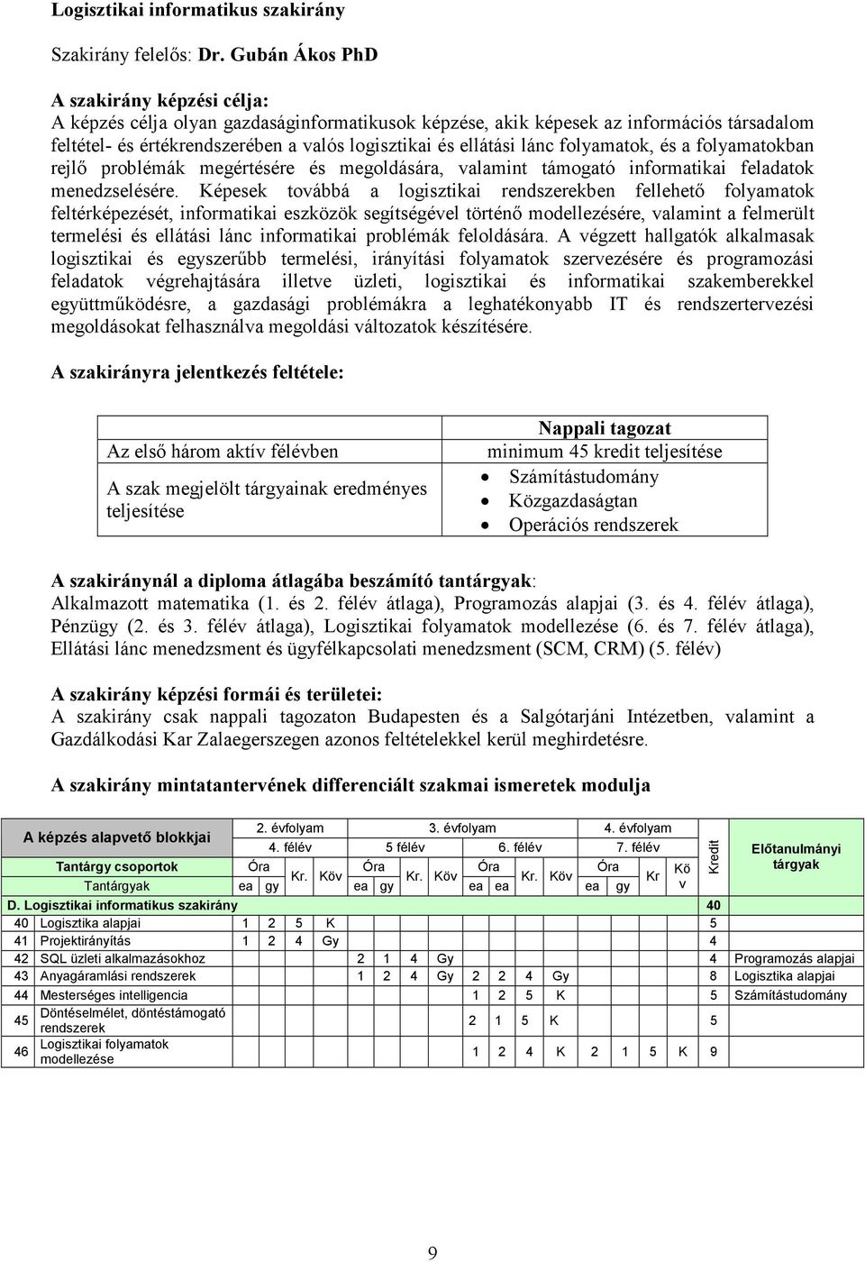 lánc folyamatok, és a folyamatokban rejlı problémák megértésére és megoldására, valamint támogató informatikai feladatok menedzselésére.