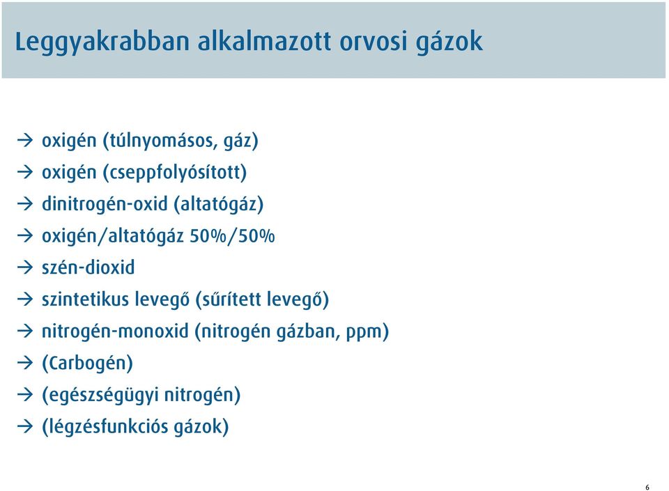 szén-dioxid szintetikus levegő (sűrített levegő) nitrogén-monoxid