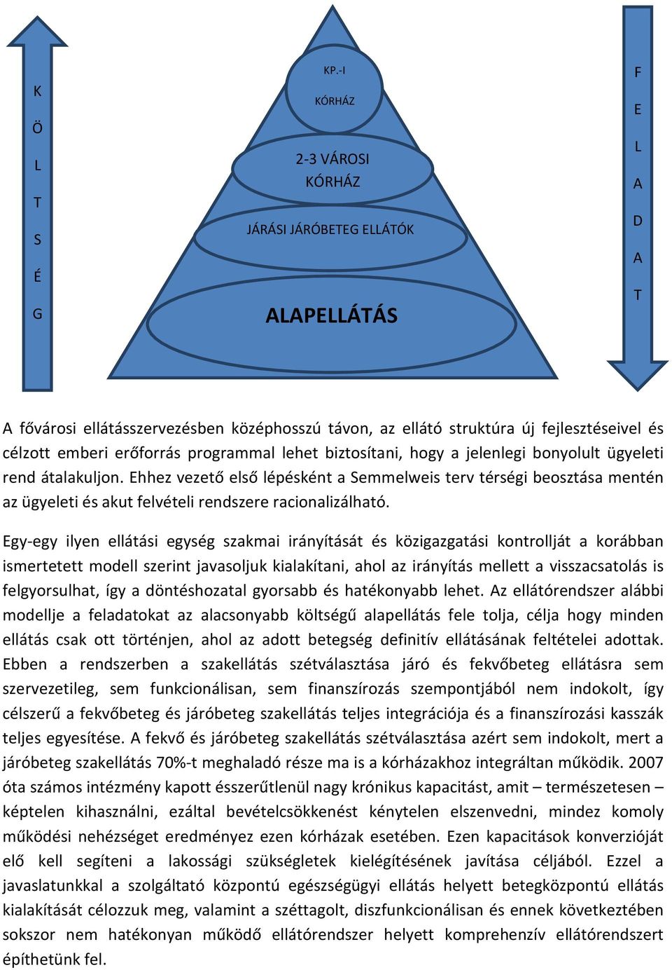 programmal lehet biztosítani, hogy a jelenlegi bonyolult ügyeleti rend átalakuljon.