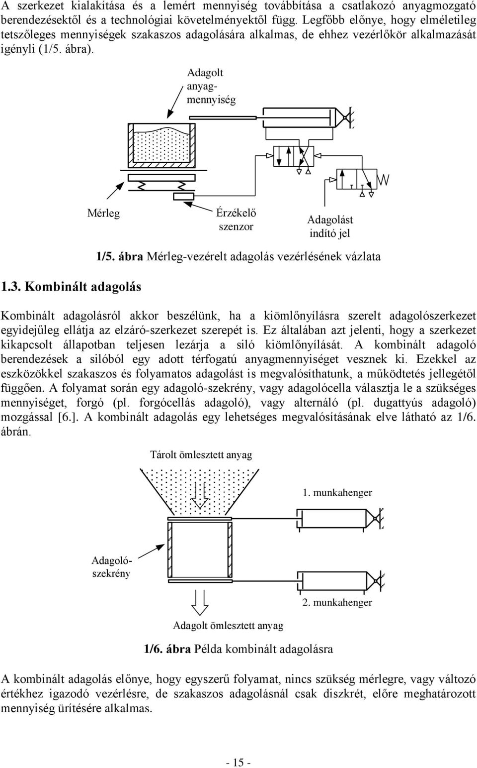 Kombinált adagolás 1/5.