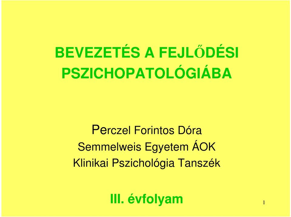 Forintos Dóra Semmelweis Egyetem