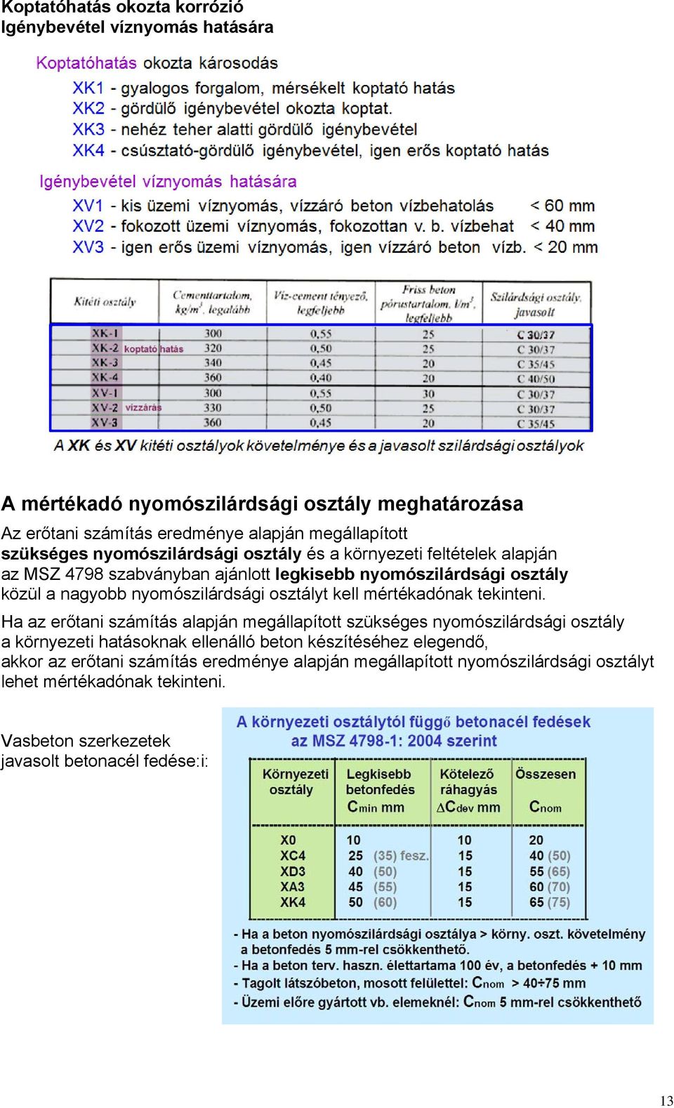 osztályt kell mértékadónak tekinteni.