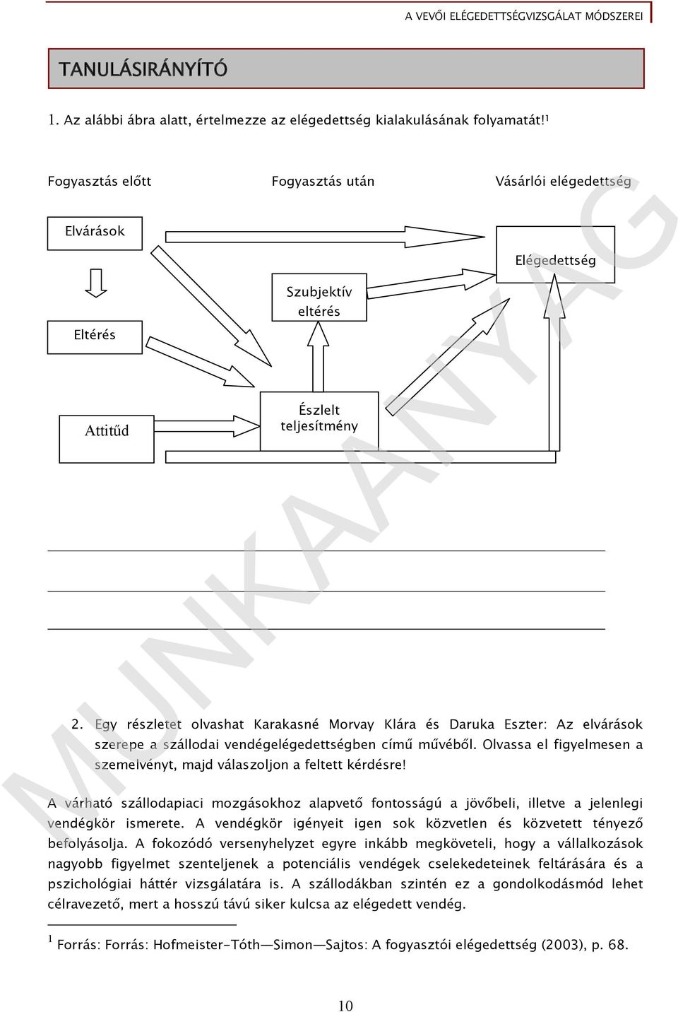 Egy részletet olvashat Karakasné Morvay Klára és Daruka Eszter: Az elvárások szerepe a szállodai vendégelégedettségben című művéből.