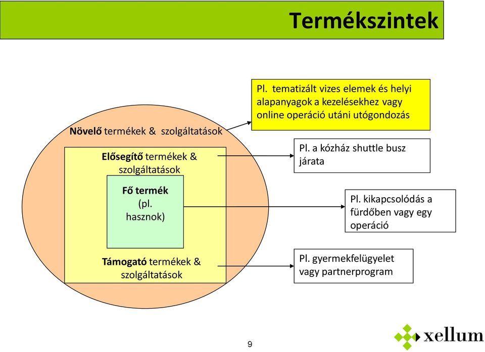 tematizált vizes elemek és helyi alapanyagok a kezelésekhez vagy online operáció utáni