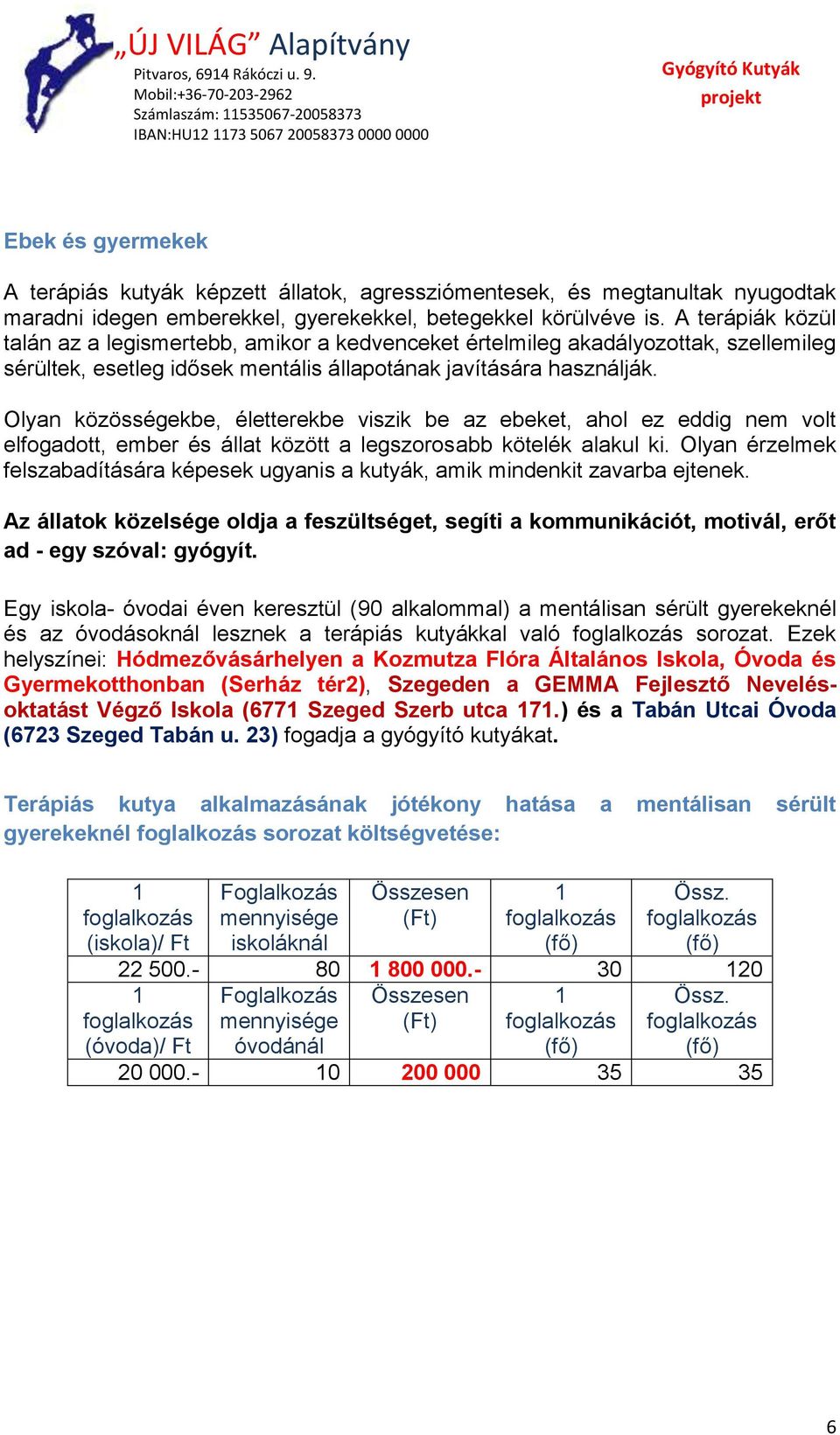 Olyan közösségekbe, életterekbe viszik be az ebeket, ahol ez eddig nem volt elfogadott, ember és állat között a legszorosabb kötelék alakul ki.