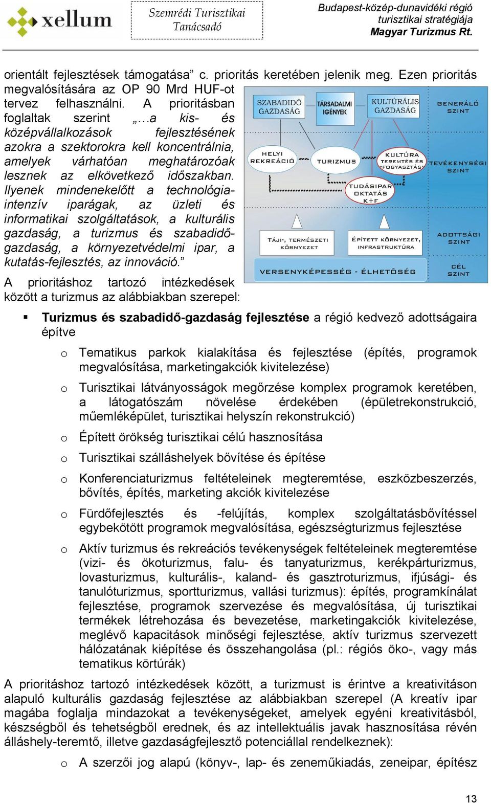 Ilyenek mindenekelőtt a technológiaintenzív iparágak, az üzleti és informatikai szolgáltatások, a kulturális gazdaság, a turizmus és szabadidőgazdaság, a környezetvédelmi ipar, a kutatás-fejlesztés,