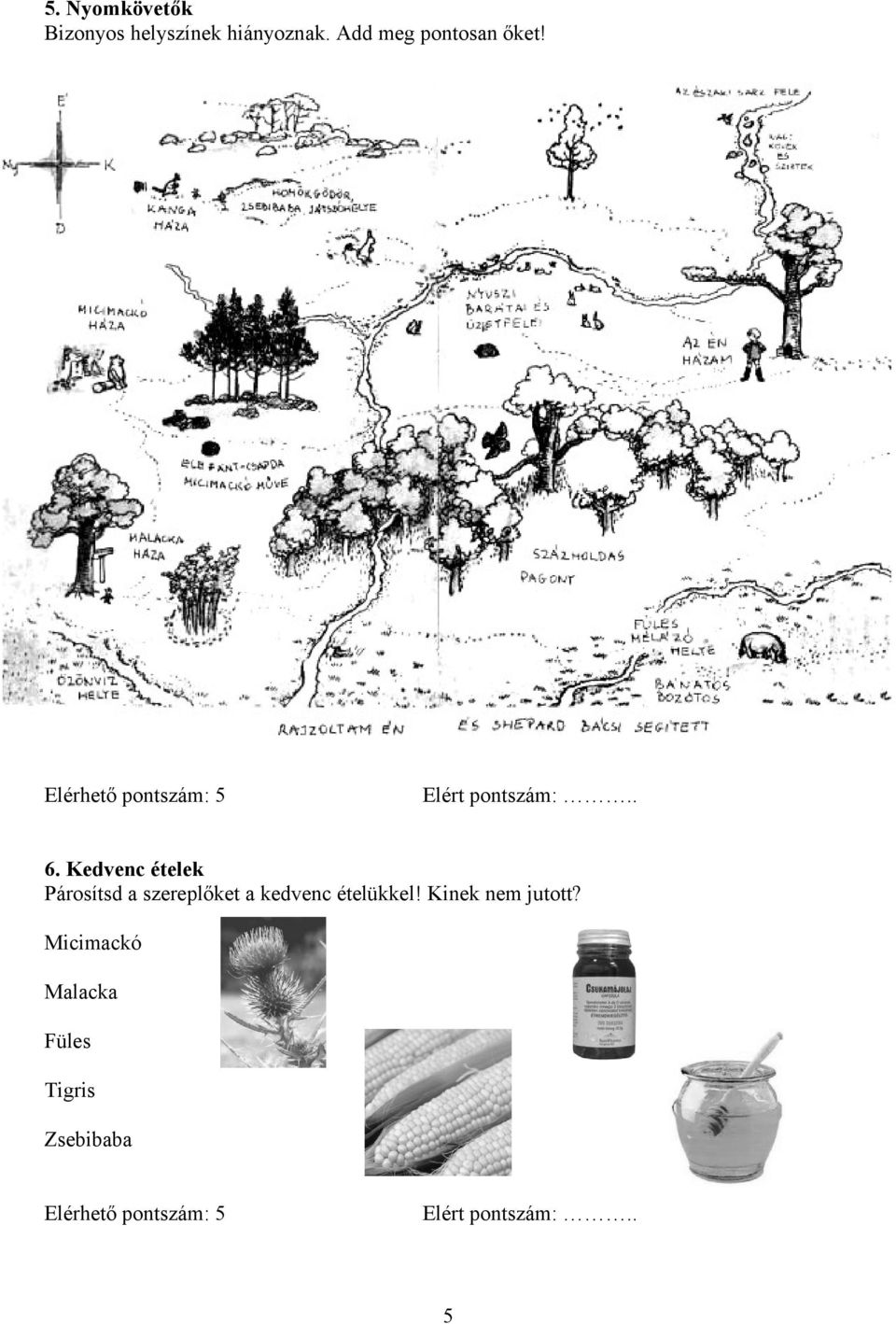 Kedvenc ételek Párosítsd a szereplőket a kedvenc ételükkel!